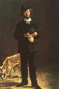 Edouard Manet Portrait of Gilbert Marcellin Desboutin oil painting artist